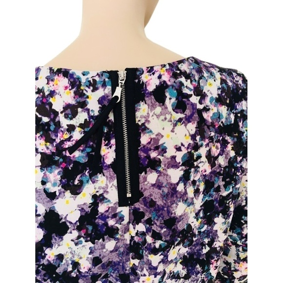 H&M Tunic Dress Pretty Versatile Pink Multi Abstract All Over Print Like New - Picture 6 of 9